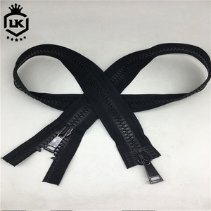 Lanke Heavy Duty Two Way Slider Big Zipper No 8 Leather Binder Plastic Zip Zippers No.5 Black Nickel <span class=keywords><strong>Double</strong></span> Face Zipper - Product Image 4