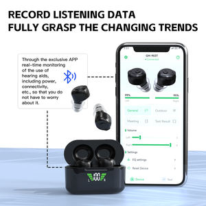 Prothèses auditives numériques rechargeables OTC CIC bluetooth avec application Prothèses auditives en gros pour la surdité Liste de <span class=keywords><strong>prix</strong></span> Fabricant avec CE - Product Image 2