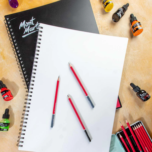 Mont Marte Visual Art Diary A3 120 página artista Sketchbook bloc de papel - Product Image 4
