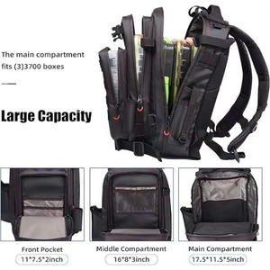 Muestra Gratis, Mochila de Pesca de Alta Calidad, Venta Caliente de Fábrica, Bolsa de Almacenamiento para Aparejos de Pesca - Product Image 4