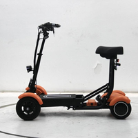 Scooter pliable homologué CE EEC COC avec siège, véhicule de transport portable