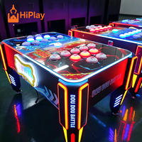 HiPlay Prix usine Jeu d'arcade Whack-a-Mole de réaction rapide pour 2 joueurs, Jeu de table interactif à monnayeur pour Parc d'attractions et FEC