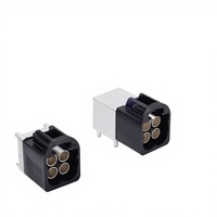 Connecteur vertical pour carte ZYX Rosen équivalent HFM Mini Fakra 4 broches en acier inoxydable, couleur Chine