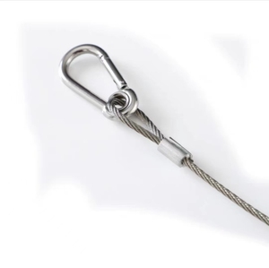 Tiêu đề lạnh dây thép dây Sling thép carbon thép không gỉ vòng lặp kết thúc ASTM tiêu chuẩn Hàn Cắt Uốn chế biến - Product Image 3