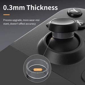 4 Uds anillo de Joystick de silicona para Steam Deck/Quest2/Pico4 cubierta de goma resistente al desgaste para <span class=keywords><strong>PS5</strong></span> <span class=keywords><strong>VR2</strong></span>/Meta Pro accesorios de juego - Product Image 5