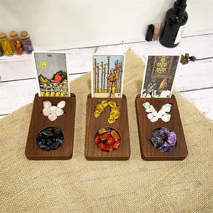 อุปกรณ์มายากลการอ่านไพ่ทาโรต์ Oracle คริสตัลหินจอแสดงผลรูปสัตว์ผู้ถือไพ่ทาโรต์ขาตั้งชุด - Product Image 5