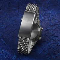 Nouveau design de montre automatique de plongée avec bulle de saphir lumineux revêtement AR lunette directionnelle étanche montre-bracelet pour hommes