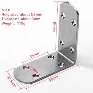 Violiica Z-Winkel Edelstahl - Eckverbinder Für Schränke & Möbel