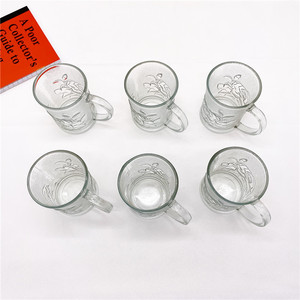 Nouveauté 2024, dernier design, mugs à lait en verre transparent multi-usages, écologiques, 6 pièces en stock, pour un usage domestique - Product Image 6