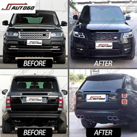Kit de carrosserie pour lifting et modernisation de Land Rover Range Rover L405 2013 2014 2015 2016 2017, mise à niveau vers 2018 2019 2020 2021 2022