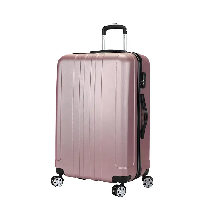New design ABS soft travel trolley suitcase luggage case
