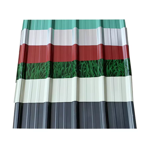 Tôle de toiture en <span class=keywords><strong>acier</strong></span> <span class=keywords><strong>galvanisé</strong></span> ondulé <span class=keywords><strong>Z275</strong></span> de qualité supérieure avec couleur - Product Image 2