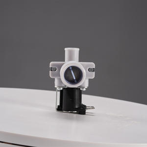Válvula solenoide de agua de 220V con revestimiento de plástico y goma, unidireccional, para entrada de agua de lavadora, uso en electrodomésticos. - Product Image 1
