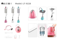 Défroisseur Vapeur Vertical Électrique Professionnel – Fer à Vapeur pour Usage Domestique et Commercial – Soin des Vêtements Réglable – Chauffage Rapide – Anti-ébullition à Sec