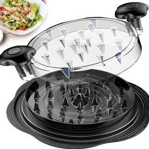 Nuovo Tritacarne Manuale in Plastica JX per Pollo, Utensile da Cucina per Alimenti per Animali Domestici, Separatore di Carne di Pollame - Product Image 2