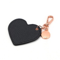 Offre spéciale, porte-clés en cuir PU en métal en forme de maison avec amour personnalisé, porte-clés en cuir pour cadeau