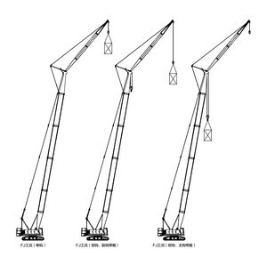 Grue sur chenilles de marque chinoise de premier plan, modèle 85T, très demandée, avec prix d'usine, grue sur chenilles 85 tonnes SCC850A - Product Image 5