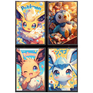 Boîte mystère JPS Pokemoned-cards, cadeau Pikachuu et amis, carte de données partie 2, carte Pokemoned acrylique, booster de cartes à collectionner Pokemoned - Product Image 5