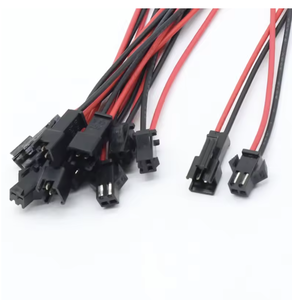 Conector de cable JST SM de 2 pines (macho y hembra) tipo pigtail - Ideal para tiras de luces LED y lámparas - Conexión segura y fácil - Product Image 1
