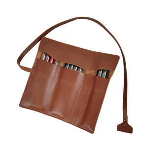 Nouveau porte-<span class=keywords><strong>crayon</strong></span> en cuir véritable <span class=keywords><strong>de</strong></span> Type rouleau haute qualité étanche Simple <span class=keywords><strong>couleur</strong></span> unie rétro stylo rideau - Product Image 5