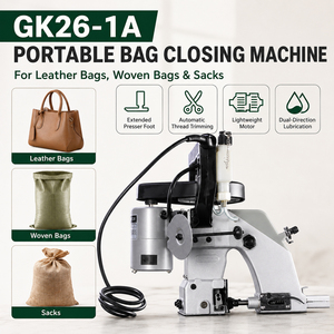 เครื่องเย็บปิดปากถุงอัตโนมัติแบบพกพา ความเร็วสูง รุ่น GK26-1A สำหรับงานอุตสาหกรรม - Product Image 1