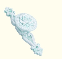 Accessoires de rideaux en résine européenne de haute qualité, design moderne du milieu du siècle, écologiques, crochets pour tringles à rideaux pour salon