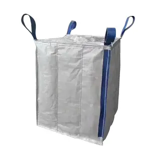 Bolsas tejidas de plástico de polipropileno con impresión de logotipo personalizado, bolsas Jumbo a precio competitivo de Vietnam, bolsas deflectoras de alta calidad 1000