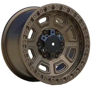 Beadlock 15 16 polegadas prato fundo 5x114.3 6x139.7 et 0 15 4x4 offroad suv e picape carro jantes de liga leve para venda