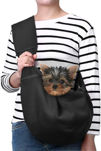 Sac de transport pour animaux de compagnie en gros, sacoche de transport pour petits chiens et chats avec sangle réglable, poche zippée et fermeture à bouton-pression - Product Image 4