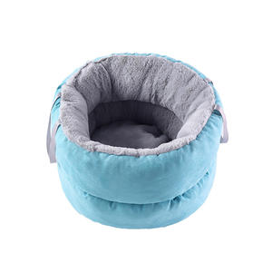 Günstiger Preis Tragbares Hund Luxus Reise rundes Bett für maßge schneiderte in China Fabrik - Product Image 3