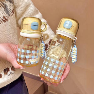 Tres Vasos de Agua de Tritán Ecológicos con Diseño de Dibujos Animados para Niños, Gran Capacidad, con Rejilla para Estudiantes - Product Image 3