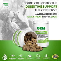 ODM OEM suplemen hewan peliharaan vitamin kucing multi-kolagen probiotik makanan fungsional vitamin anjing Label pribadi