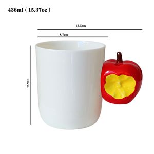 Juego de Tazas de Cerámica Blanca Original Niche, Aptas para Microondas y Lavavajillas, Diseño Creativo Pintado a Mano, Regalo para Mejores Amigos, Café - Product Image 2