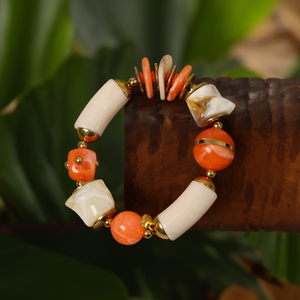 Fashion <b>Beaded</b> <b>Bracelet</b> 316L Stainless Steel PVD <b>Gold</b> Plating Sustainable Resistant Jewelry - Product Image 3