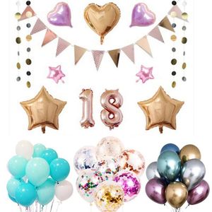 Globos al por Mayor, Set de Decoración para Fiestas, Globos Metálicos de Látex Biodegradable, Globos de Helio, Regalo de Cumpleaños - Product Image 2