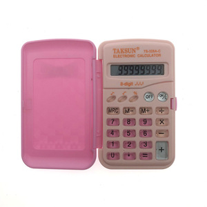 Taksun Ts-328ac 8-digit Mini Calculator With Case For Student Office Use - Product Image 5