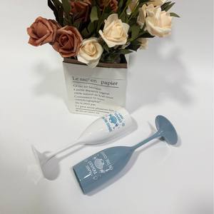 كأس نبيذ أحمر شفاف من البلاستيك PS للتجارة عبر الحدود، تصميم كلاسيكي محمول قابل لإعادة الاستخدام بسعة 201-300 مل - Product Image 5