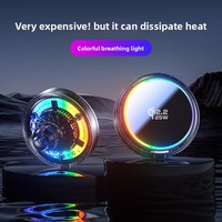 Support de téléphone de voiture magnétique puissant avec lumière colorée, rotation à 360 degrés, charge sans fil super rapide QI2.2 25W, plastique, pour grille d'aération, 2025