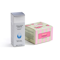 Caja de Embalaje de Papel para Cuidado de la Piel, Personalizada, de Lujo, con Grabado, Reciclable, para Cosméticos, Novedad 2024