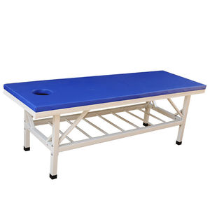 Massage <b>Bed</b> With Facial Hole Blue Padding 180x60cm For Therapy And Rehabilitation Use - Product Image 1