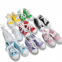 Porte-clés en toile en forme de baskets mignonnes, promotionnels, en promotion