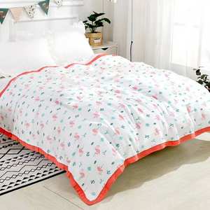 <span class=keywords><strong>Couverture</strong></span> en gaze de bambou, 4 ou 6 couches, pour bébé, 200g - Product Image 1