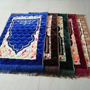 <span class=keywords><strong>Tappeto</strong></span> Musulmano in <span class=keywords><strong>Lana</strong></span> <span class=keywords><strong>Intrecciata</strong></span> con Motivi Floreali Lavabile per Uso Commerciale 80x120cm Pelo Corto Antiscivolo con Base in Gomma per Soggiorno Tappetino da Preghiera Musulmano - Product Image 5