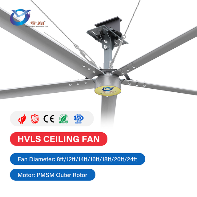 PMSM 3m/5m/6m/7.2m Diameter HVLS Ceiling Fan with Manufacturing Price