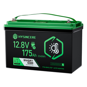 סוללת LiFePO4 חכמה מיני <span class=keywords><strong>12V</strong></span> 175Ah עם חימום עצמי, בלוטות' 5.0, צג LCD, 2240Wh, 175A, BMS LTCP לחורף, קרוואן, סירה, גרור - Product Image 3
