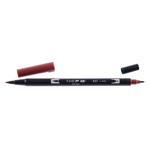 TOMBOW ABT - Rotulador de Doble Punta Color Rojo Vino - Product Image 1