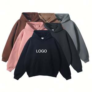 Sudadera con Capucha de Alta Calidad para Hombre, Corte Regular, Logotipo Personalizado, 100% Algodón Felpa, 400g, Gruesa, Invierno, Diseño Sólido, Servicio OEM - Product Image 1