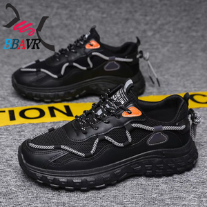 Zapatos Deportivos Casuales de Malla para Hombre, con Suela Gruesa Estilo Neumático, Venta al Por Mayor - Product Image 6