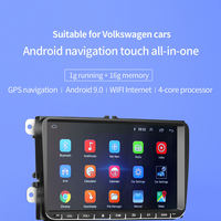 Lecteur de voiture personnalisé 1g + 16g Quad Core 9 pouces Android Bluetooth Navigation Mp5 et Android Machine tout-en-un