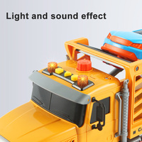 1/12 Schaal Grote Stad Engineering Transport Carrier Trucks Plastic Bouwvoertuigen Speelgoed Voor Jongens Kinderen Geschenken